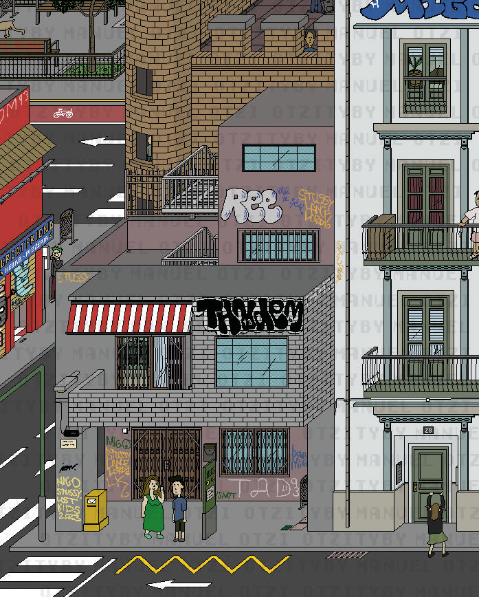 Otzity 2.0 Graffitied