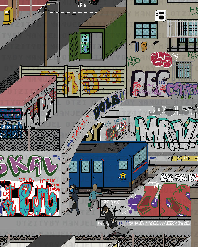 Otzity 2.0 Graffitied
