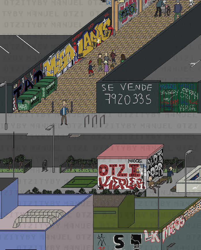Otzity 2.0 Graffitied